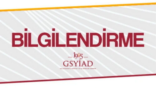 1905 Galatasaraylı Yönetici ve İş İnsanları Derneği Yönetim Kurulu Başkanlığına,