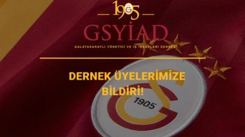1905 GALATASARAYLI YÖNETİCİ VE İŞ İNSANLARI DERNEĞİ ÜYELERİNE MALİ GENEL KURUL TOPLANTISI DUYURUSU